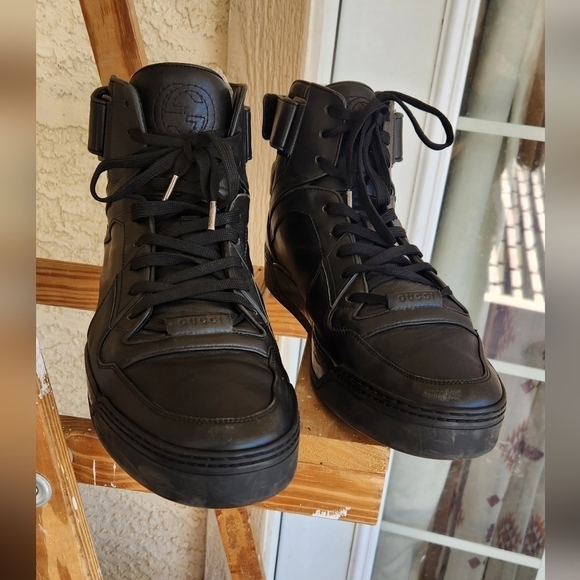 GUCCI HIGHTOP STRAP SNEAKER - Picture 6 of 15